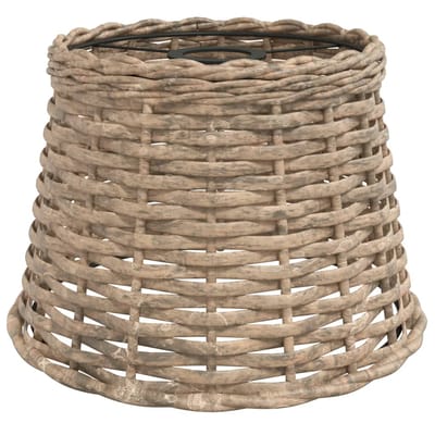 vidaXL - Lampenkap - Ø25x17 - cm - wicker - bruin