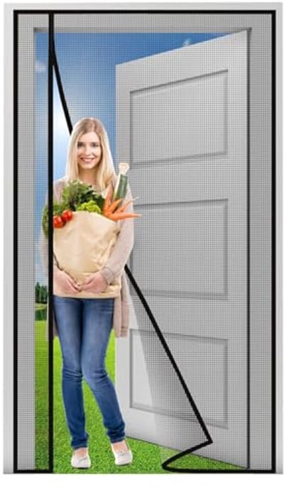 Magnetisch Vliegscherm voor Deuren en Vensters 50x150cm - Insectenwering voor Thuis