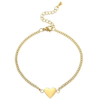 Victorious Dames Armband Goud – Gouden Hart – 14 t/m 18cm