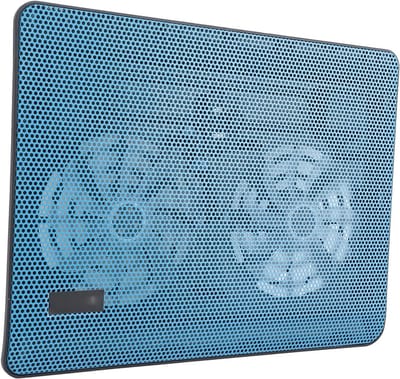 Efficiënte Laptop Koelplaat met Dubbele Ventilatoren, Stille Werking en Slank Ontwerp voor Laptops tot 17 Inch