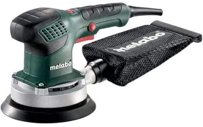 Mimośrodige Slijpmachine met elektronische snelheidsregeling en Antislip Grip in Opbergkoffer