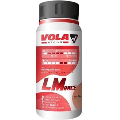 LM Race Rood Vloeibaar - Racing Ski Wax - Fluorvrij - Voor Lage Luchtvochtigheid - Geschikt voor -5°C tot 0°C