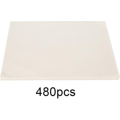 480 stuks Voedselkwaliteit Bakpapier Olieabsorptiepapier Cake Brood Gebak Papier Mat Pad voor Feest
