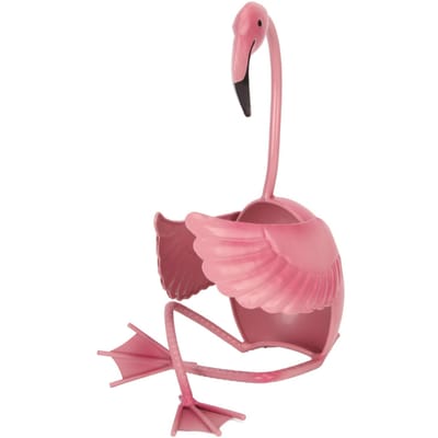 Porte-bouteilles Flamant Rose Fer Porte-vin Décoration Innovante pour Table à Manger Ornement pour Comptoir de Bar