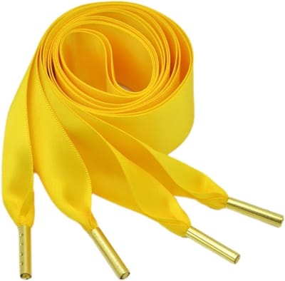 JHUBERS- Veters Dubbelzijdig van Zijdesatijn - Platte Veters - 3,2 cm Breed - Voor Sportschoenen/Wandelschoenen - 110 cm - Diverse Kleuren - Schoenveters