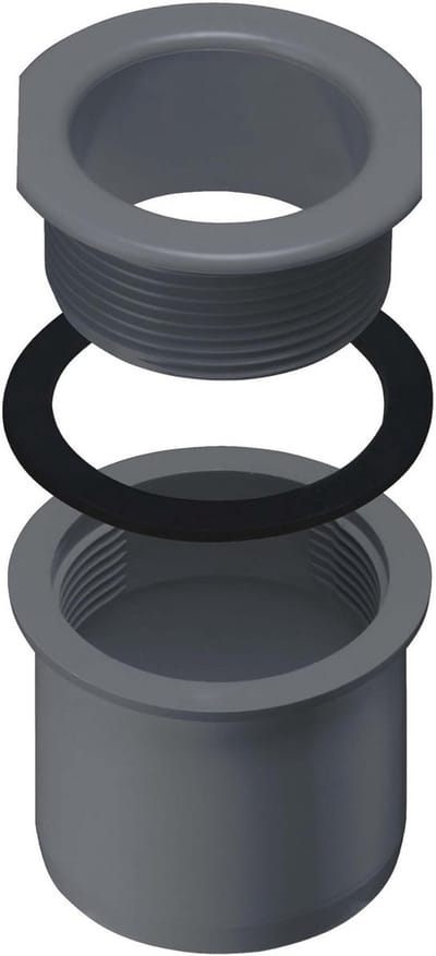 Schroefverbindingsgoot voor regenpijp 83/75mm antraciet