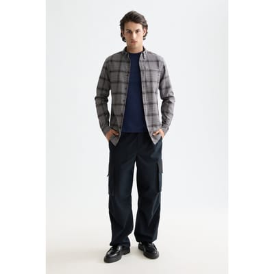 Scotch & Soda Shadow-check Double-faced Shirt Black Shadow Check Taglia: XXL | Camicie Casual Outlet | Uomo | Nero
