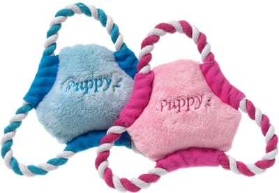 Flamingo Puppy Frisbee - Hondenspeelgoed -  - Blauw