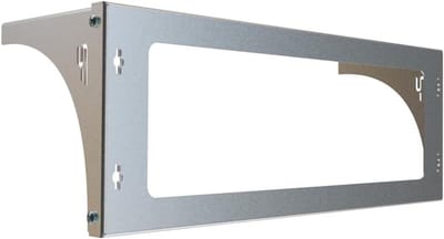 Netwerkkast Wandmontage - Serverkast Rek - Apparatuur Opslag - Stalen Constructie - 19 inch 3U - Zink