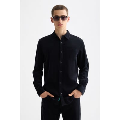 Scotch & Soda Regular-fit Corduroy Shirt Meteorite Taglia: S | Camicie Casual Outlet | Uomo