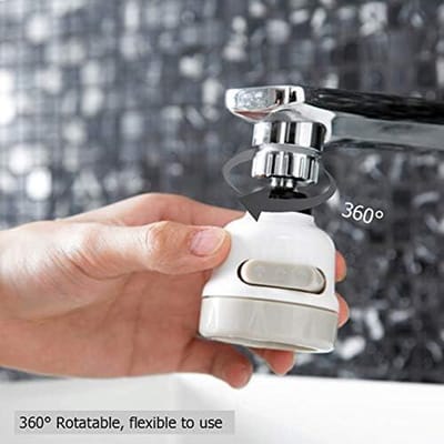 MK Stoer -Waterbesparende 360¡ã draaibare tik hoofd beweegbare spuit - flexibele sproeier voor keuken - thuisgebruik - geschikt voor waterfilter - waterbesparing - Allecta