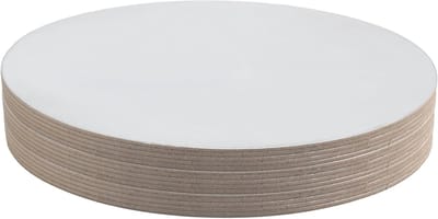 Ronde Cake Mat van 30 cm, Zilver, 3 mm Dikte, Ideaal voor Taarten en Gebak, Verpakking van 15 Stuks
