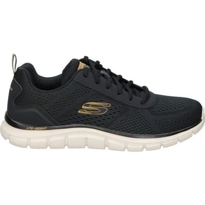 SKECHERS TRACK LESHUR, 232758-BLK, Male, Black Skechers Comfortable Shoes, Male, 232758-BLK, Black, 40