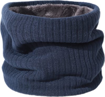Livano Nekwarmer - Heren - Dames - Fleece - Motor - Bandana - Masker - Colsjaal - Winter - Sjaal - Gewatteerd - Blauw