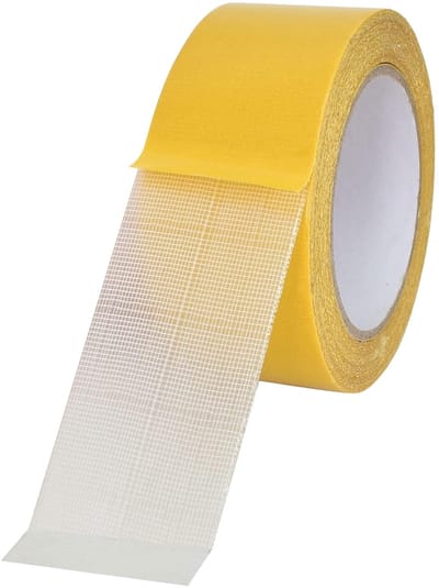 Dubbelzijdig plakband voor tapijten - Geschikt voor stuk tapijttape - dubbelzijdige tapijttape - 500 mm x 20 m, extra sterke tapijttape - voor tapijt - fotolijsten, vloerkleden, muren