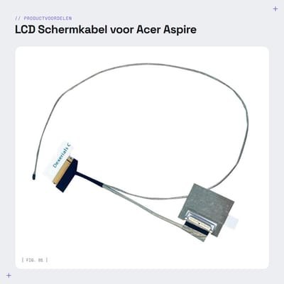 Dailygoods - LCD Schermkabel voor Acer Aspire Modellen