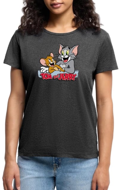Tom En Jerry Vrienden Premium T Shirt Dames