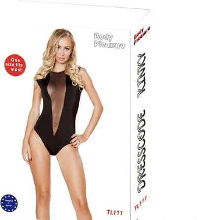 Body Pleasure Strakke Stijlvolle Body - One Size - Gave Cadeaubox