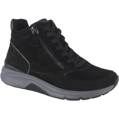 Gabor Gabor Rollingsoft Veterboots zwart Suede