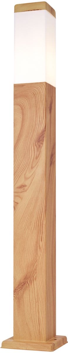 QAZQA malios - Moderne Staande Buitenlamp | Staande Lamp voor buiten - 1 lichts - H 80 cm - Bruin - Buitenverlichting