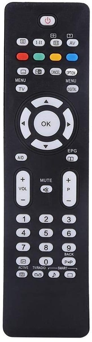 Dailygoody - Vervangende afstandsbediening - Universele TV-controller - Draagbaar en gebruiksvriendelijk - Compatibel met Philips Smart TV - Ideaal bi.