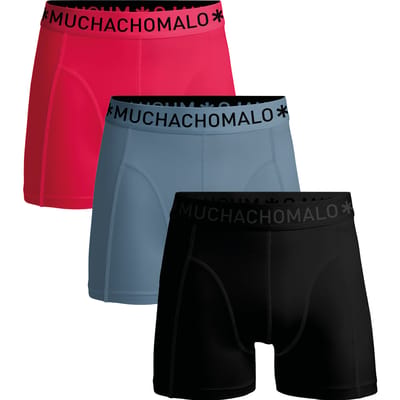 Muchachomalo Boxershort heren – 3 Pack – 95% Katoen – Heren Ondergoed – Kleding – Stevig Ondergoed – Onderbroeken Heren