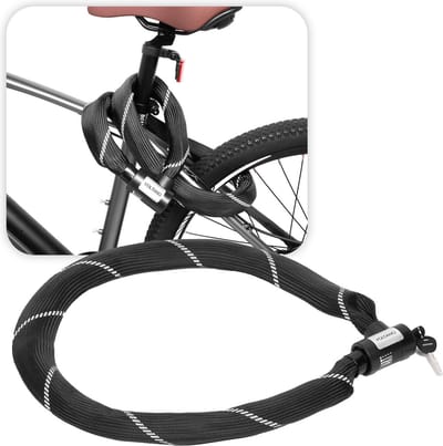 Voltano ART2 Kettingslot - Zwart - 120 CM - ART 2 Slot Goedgekeurd Voor De Fietsverzekering