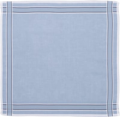 Tiseco Luxe Herenzakdoeken Set - 6x Stijlvolle Indigo 40x40cm - 100% Katoen