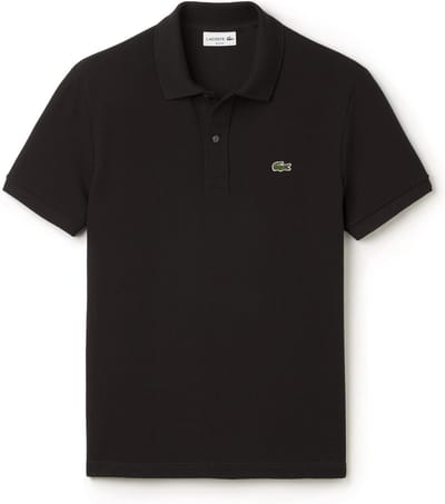 Lacoste Poloshirt Pique Zwart - Maat 4XL - Heren