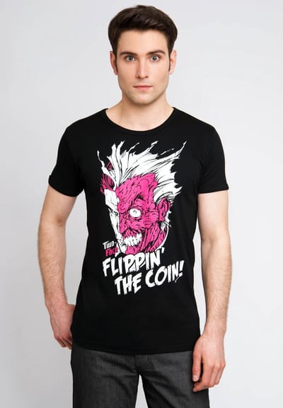 Logoshirt T-Shirt Two Face - Flippin\' The Coin