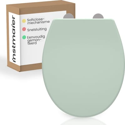 instmaier Helma - WC bril - Duroplast - ovale vorm - Sage