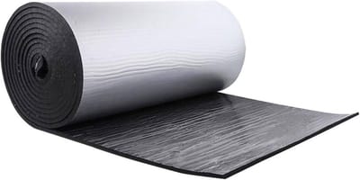Warmte-isolerende folie - Isolatiesticker Aluminiumschuim - Energie Besparen - Zelfklevend 5mm Dik - 1x3m - Zilver