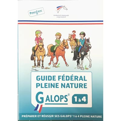 Federale gids voor buitenactiviteit galops 1 tot 4 FFE
