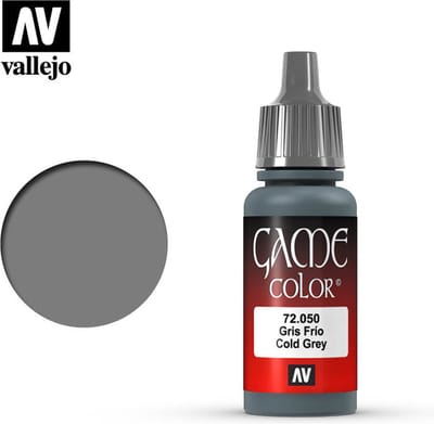Vallejo Hobbyverf Acrylverf - 72050 Game Color - Neutral Grey - Acryl - Verf flesje - 18 ml
