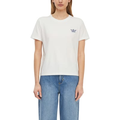 Comma  T-shirts White Taglia: 34 | Maglie Sportivi Outlet | Donna | Bianco
