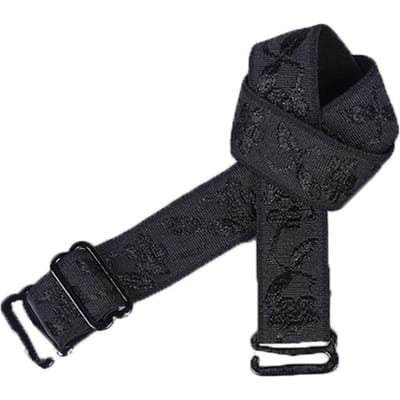 1,5 cm Antislip BH-bandjes Dames Dubbele Schouder Elastische BH-bandjes Accessoires Verstelbaar Zachte Bandjes Elastisch 1pair black
