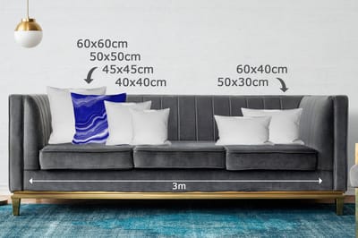 Sierkussens - Kussentjes Woonkamer - 50x50 cm - Glitter - Agaat steen - Edelstenen