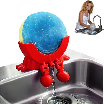 Afdruiprek voor gootsteen met automatische afvoer, ideaal voor keuken en badkamer, ruimtebesparend en praktisch.