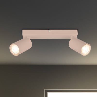 BRILONER Tib - Opbouwspot - draaibaar plafondspots - GU10 fitting - woonkamer lamp - 25.5 x 8.5 cm