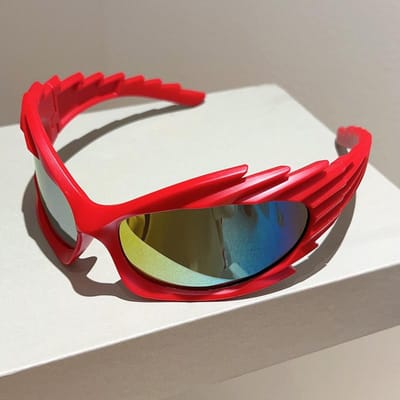 Grand Cadre Lunettes de Soleil Lunettes Dames Pour Hommes Tendance Classique Tendance Hérisson Lunettes de Soleil de Soleil Style Designer de Luxe Style Lunettes de Sport W140181WW-