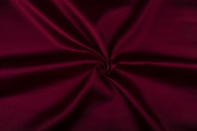 Satijn stof - Bordeaux rood - 15 meter