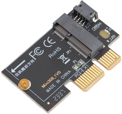 Allecto - M.2 NVMe Naar X1-adapter - Gegevensoverdracht - Plug Play