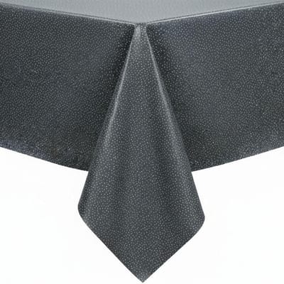 Protecttable - Tafelzeil Stipjes Grijs 140x50cm - Tafelkleed Afwasbaar - Kunststof