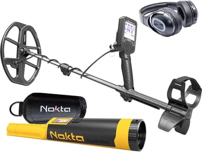 Nokta The Legend WHP metaaldetector met gratis AccuPOINT pinpointer - met draadloze koptelefoon - waterdicht
