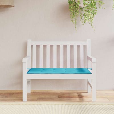 vidaXL - Stoelkussen - Oxford - Stof - Turquoise - 100 - x - 50 - x - 3 - cm