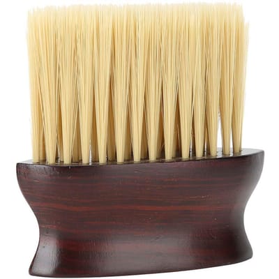 Professionele Nek Gezicht Haarverwijderaar Borstel Vezelhaar Stof Reiniging Veegborstel beige