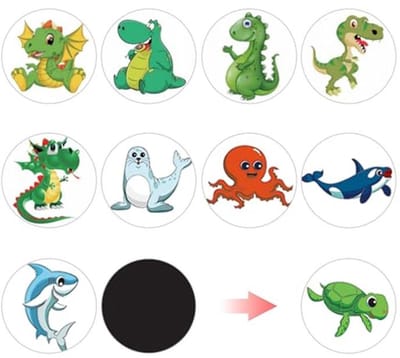 Zindelijkheidstrainingsstickers - Waterdichte Kleurveranderende Toiletstickers voor Peuters