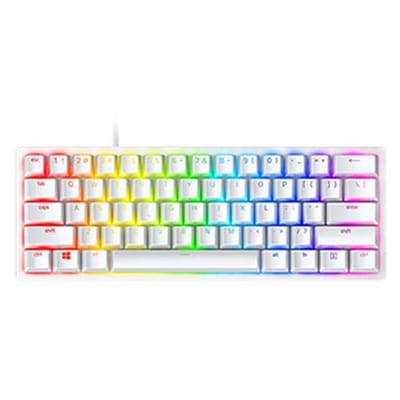 Razer Huntsman Mini - Gaming Toetsenbord - Lineaire Red Switch - RGB - 60% Layout - Qwerty - Wit