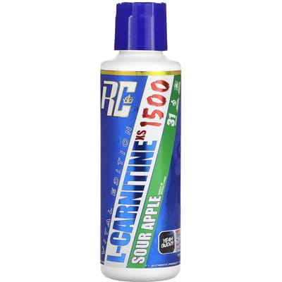 Ronnie Coleman, Vital Edition, L-CarnitineXS 1500, zure appelsmaak, 473 ml (473,28 ml)