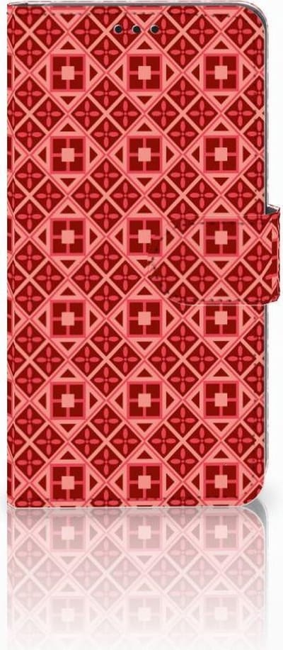 Samsung Galaxy S10 Telefoon Hoesje Batik Rood